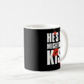 Mens He's My Midnight Kiss Happy New Year Matching Koffiemok (Voorkant rechts)