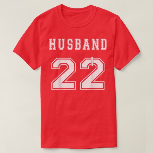 Mens Husband Wife Matching 2022 Engagement Party H T-shirt (Design voorkant)