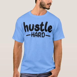 Mens HUSTLE HARD Gym Fitness Workout Bodybuilding T-shirt