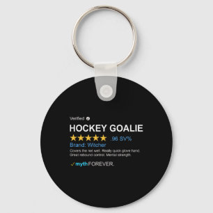 Mens IJshockey Keeper Legendaire Schaatsen Jersey Sleutelhanger