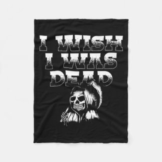 Mens Ik Wens Dat Ik Door De Overheid Werd _ Depres Fleece Deken