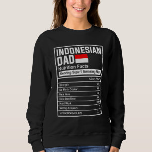 Mens Indonesische Vader Voedingsfeiten Vaderdag N Trui