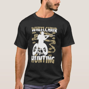 Mens Jagen Jager Jacht - Wildlife Rolstoel Jacht T-shirt