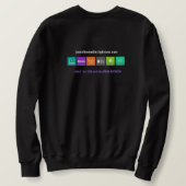 Men's Just Vibin' Media Sweatshirt (Design dos)