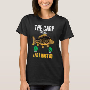 Mens Karpervissen De Karpers Komen en T-shirt