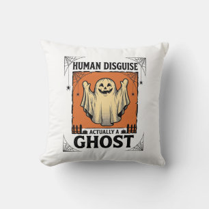Mens Kostuum Spook Oude Halloween Humor_1 Kussen