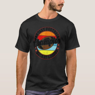 Mens Laatste Plaats Verliezers Fantasy Voetbal Kam T-shirt