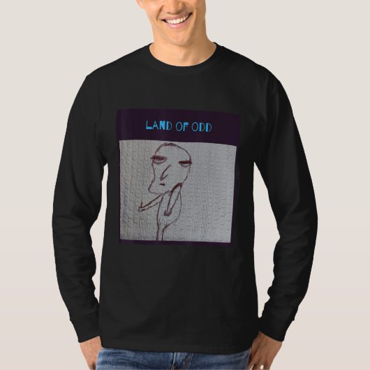Mens Land of odd smoke T-shirt (Voorkant)