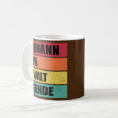 Mens Lawyer Dad Legend Husband Wedding Father's Koffiemok (Voorkant links)