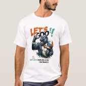 MEN'S LET'S GOO LESSONS LEARN BASIC TEE T-SHIRT (Voorkant)