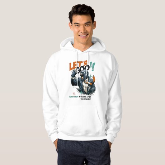 MEN'S LET'S GOO LESSONS LEARN PULLOVER HOODIE (Devant entier)
