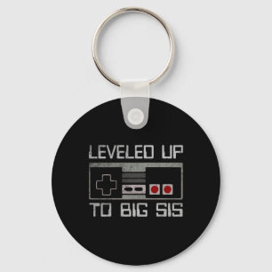 Mens Leveled Up Naar Grote Zus Leveling Up Bevorde Sleutelhanger