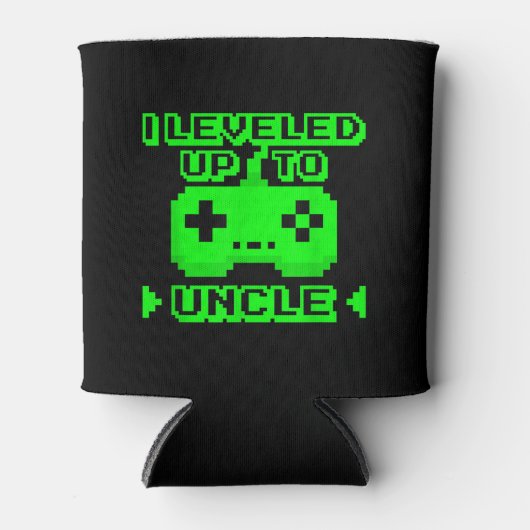 Mens Leveled Up To Uncle Est 2021 Promoted Uncle Blikjeskoeler (Voorkant)