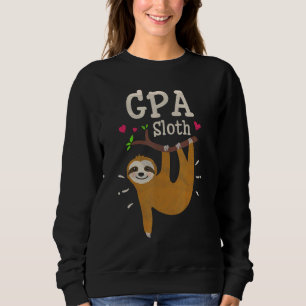 Mens Luiaard Grafische Humor Dierentuin Dier Gpa Trui