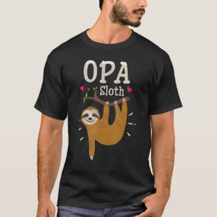 Mens   Luiaard Grafische Humor Dierentuin Dier   O T-shirt