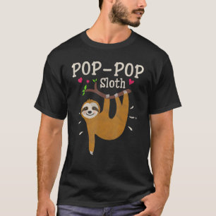 Mens   Luiaard Grafische Humor Dierentuin Dier   P T-shirt