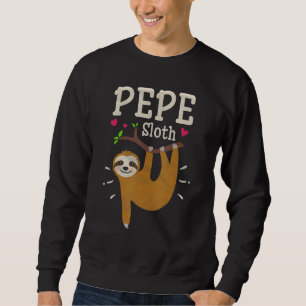 Mens Luiaard Grafische Humor Zoo Dier Pepe Trui