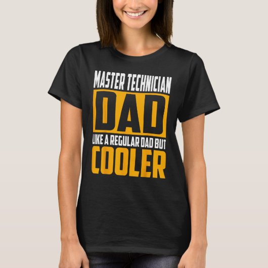 Mens Master Technician Dad   Like a Regular Dad bu T-shirt (Voorkant)