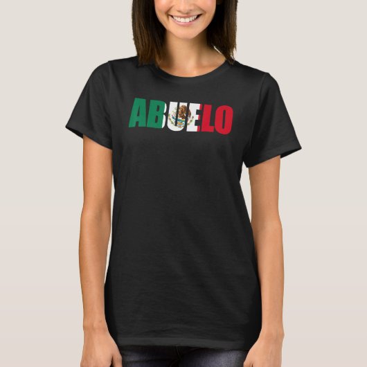 Mens  Mexican Abuelo Mexico T-shirt (Voorkant)