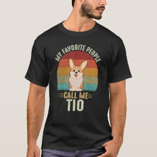 Mens Mijn favoriete mensen noemen me oom Tio Schat T-shirt