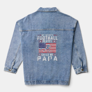 Mens Mon Joueur De Football Préféré M'Appelle Papa