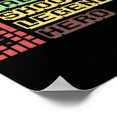 Mens Mouse Gamer Design For Your Computer Gaming H Poster (Hoek)