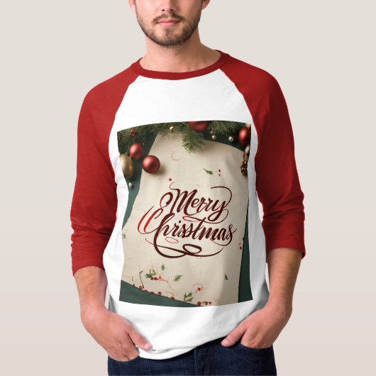 Mens Nouveau look Tshirts de Noël (Devant)