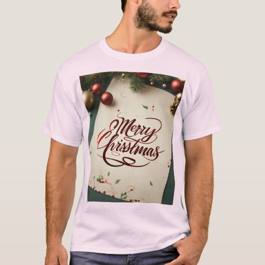 Mens Nouveau look Tshirts de Noël (Devant)