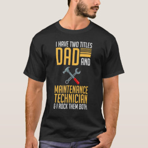 Mens Onderhoudstechnicus Industrieel Technisch Q T-shirt
