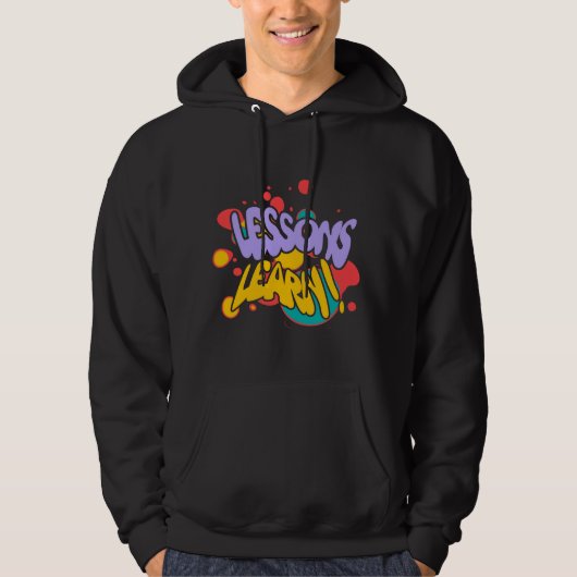 MEN'S PAINT SPLASH LESSONS LEARN PULLOVER HOODIE (Voorkant)