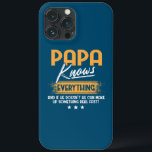 Mens Papa Knows Everything Funny Father's Day<br><div class="desc">Le poison de Mens Papa Knows. Parfait pour papa,  maman,  papa,  men,  women,  friend et family members on Thanksgiving Day,  Christmas Day,  Mothers Day,  Fathers Day,  4th of July,  1776 Independent Day,  Vétérans Day,  Halloween Day,  Patrick's Day</div>