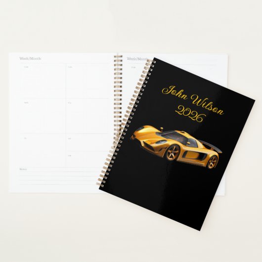 Men's Personalised 2026 Planner (Display)