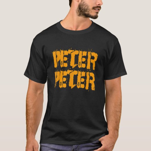 Mens Peter Peter TShirt Pumpkin Eater Costume Shir (Devant)