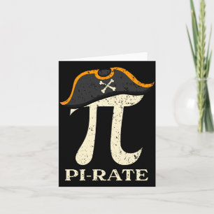 Mens pi-rata dag wiskundige wiskunde geek piraat kaart