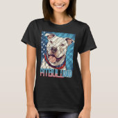 Mens Pit bull pitbul Dad For Men T-shirt (Voorkant)