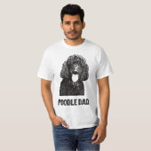 Mens Poodle Dad - Standard Poodle Dad  T-shirt (Voorkant volledig)