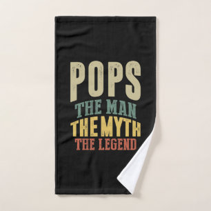 Mens Pops L'Homme Mythe Légende Père Cadeau
