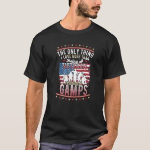 Mens Proud Us Flag I Love More Than Being A Vetera T-shirt
