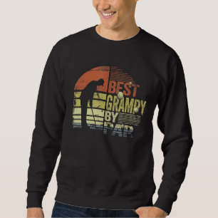 Mens Retro Best Grampy By Par Golf Player Papa Trui