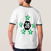 Men's  Ringer T-Shirt  TOP  SPORT  26 (Dos entier)