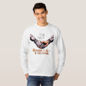 mens-robot t-shirt (Voorkant volledig)
