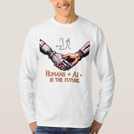 mens-robot t-shirt (Voorkant)