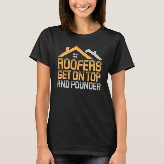Mens Roofer Mens Roofing  Roofer T-shirt (Voorkant)