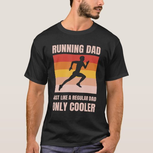 Mens  Running For Mens Dad Marathon Runner Coach M T-shirt (Voorkant)