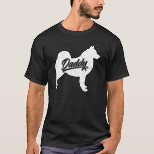 Mens Samoyed Papa Hondeneigenaar Papa Vaderschap V T-shirt