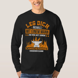 Mens Schmied Wapen Schmmied Houfschmied Spreuk Fo T-shirt