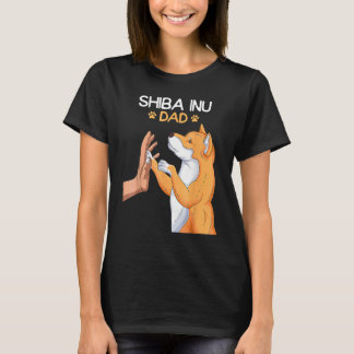 Mens Shiba Inu Dad Dog T-shirt