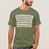 Men's shirts with a declaration. (Voorkant)