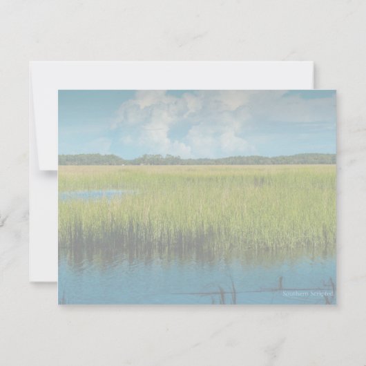 Men's Stationary Bedankkaart (Achterkant)