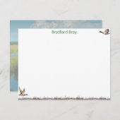 Men's Stationary Bedankkaart (Voorkant / Achterkant)